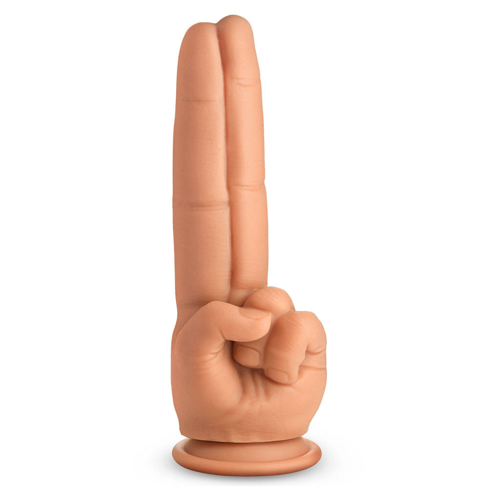 Master Series The Pleaser Flesh 23.6 Cm Double Finger Dildo