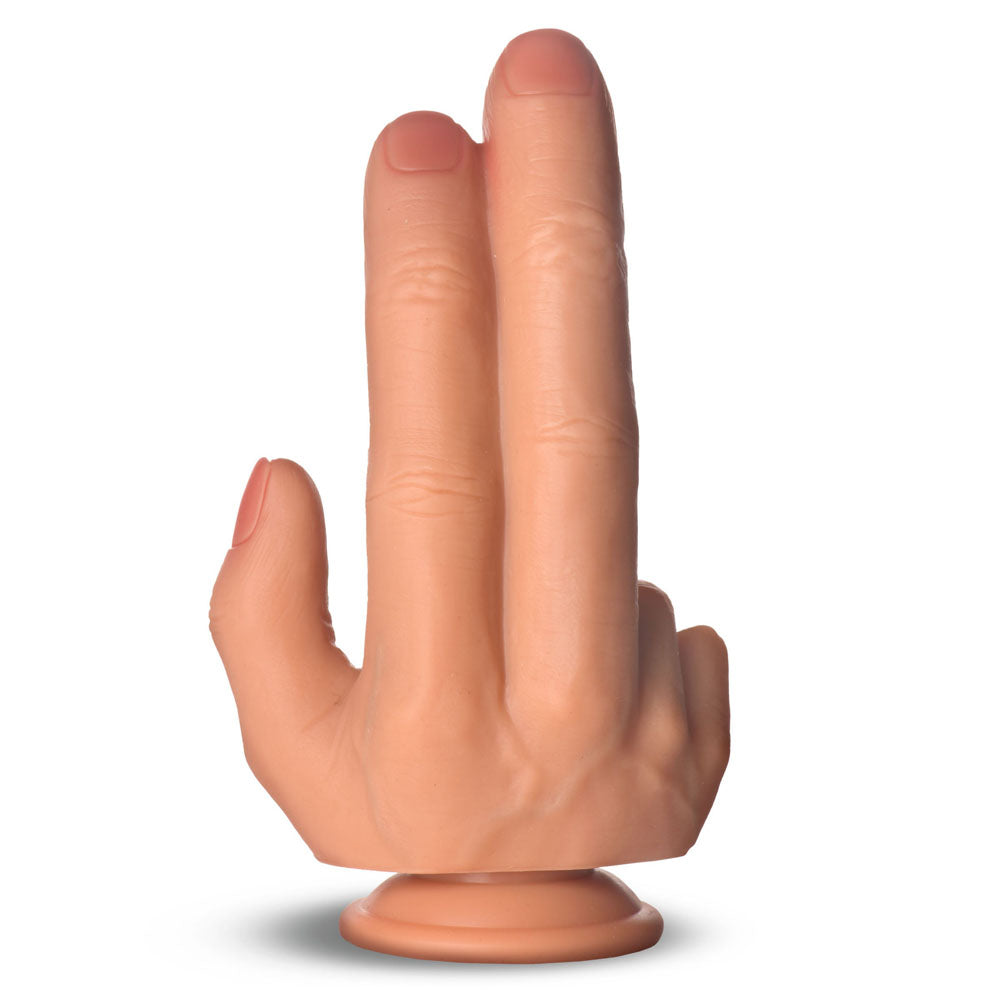 Master Series The Shocker Flesh 20.8 Cm Finger Dildo