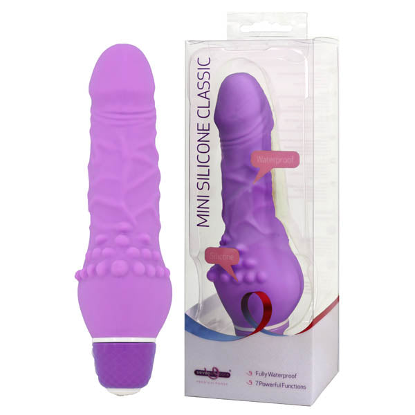 Mini Silicone Classic Purple 13.5 Cm (5.25'') Vibrator