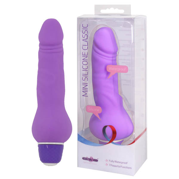 Mini Silicone Classic Purple 13.5 Cm (5.25'') Vibrator