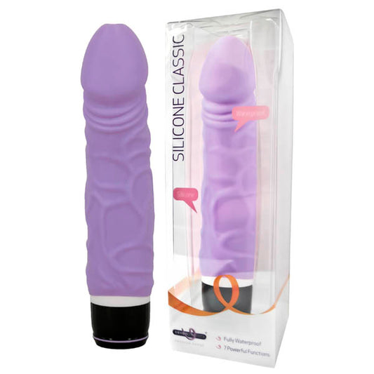 Silicone Classic Purple 17 Cm (6.75'') Vibrator