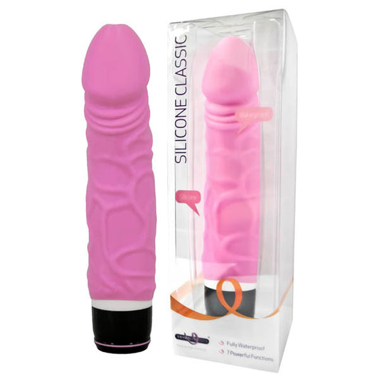 Silicone Classic Pink 17 Cm (6.75'') Vibrator