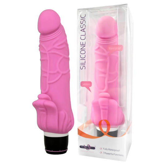 Silicone Classic Pink 19 Cm (7.5'') Vibrator