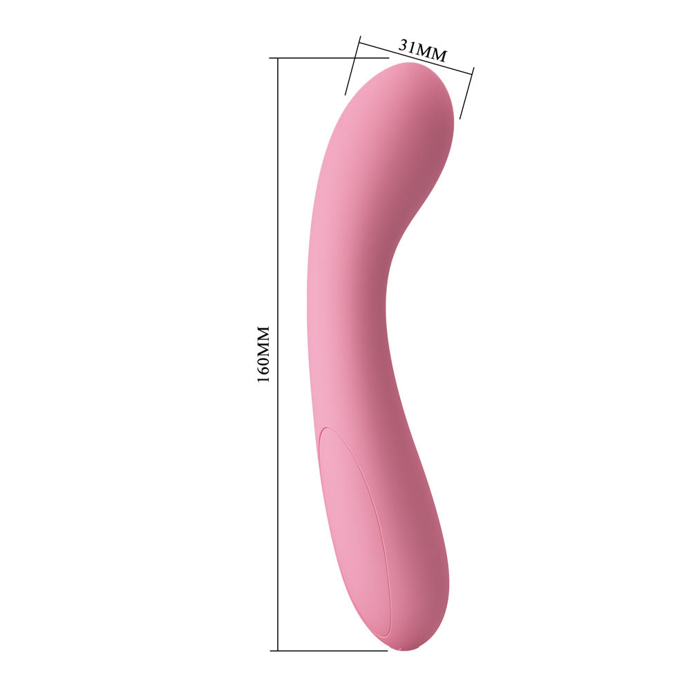 Party Up John Flexible Vibe Pink Pink 16 Cm Usb Rechargeable Vibrator