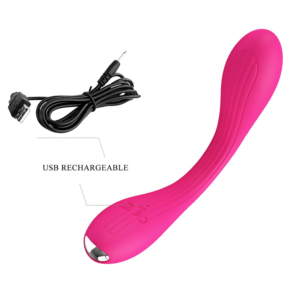 Party Up Frank Bendable Vibe Pink Pink 17.1 Cm Bendable Vibrator