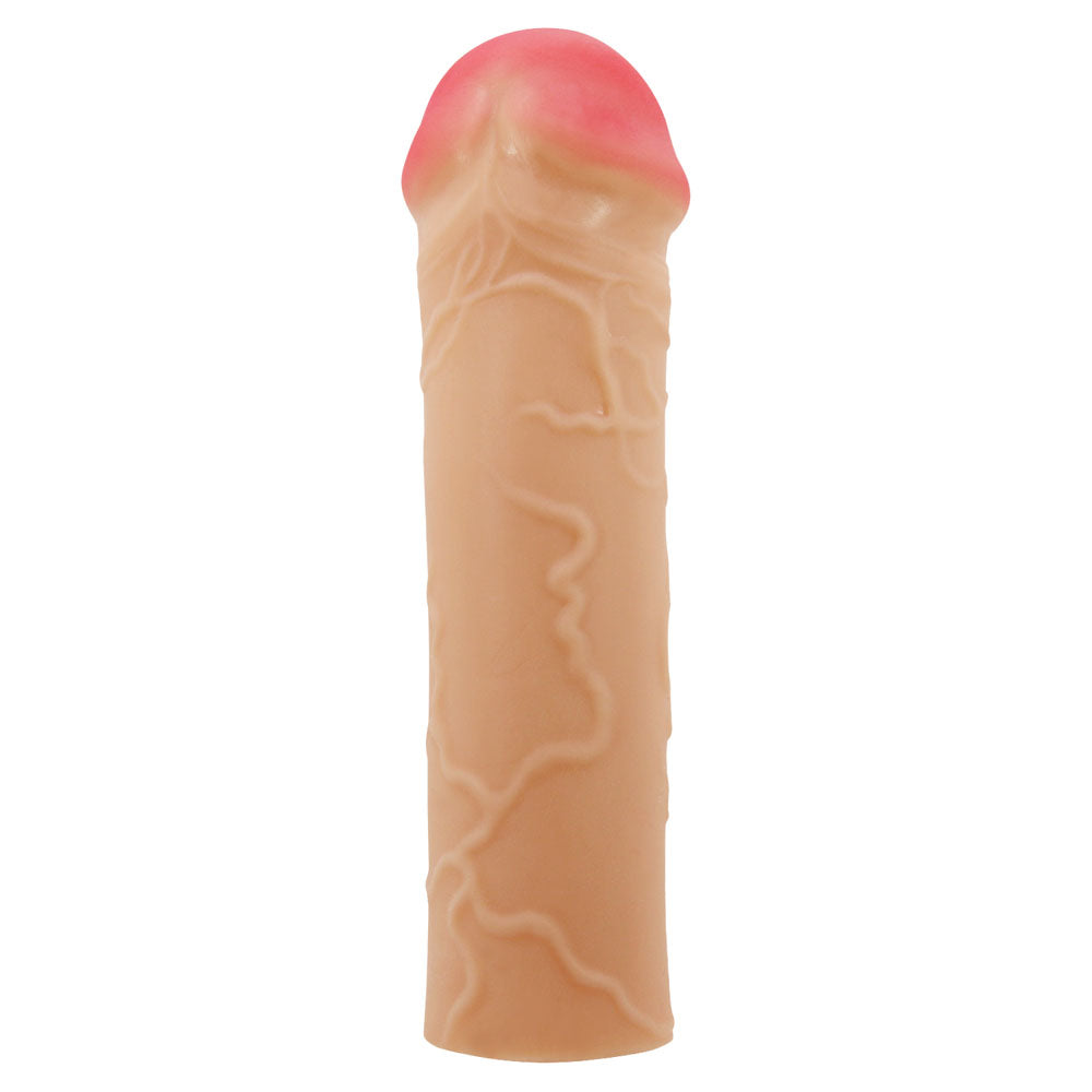 Party Up Oscar 1 Inch Extender Sleeve Flesh 1 Inch Penis Extender Sleeve