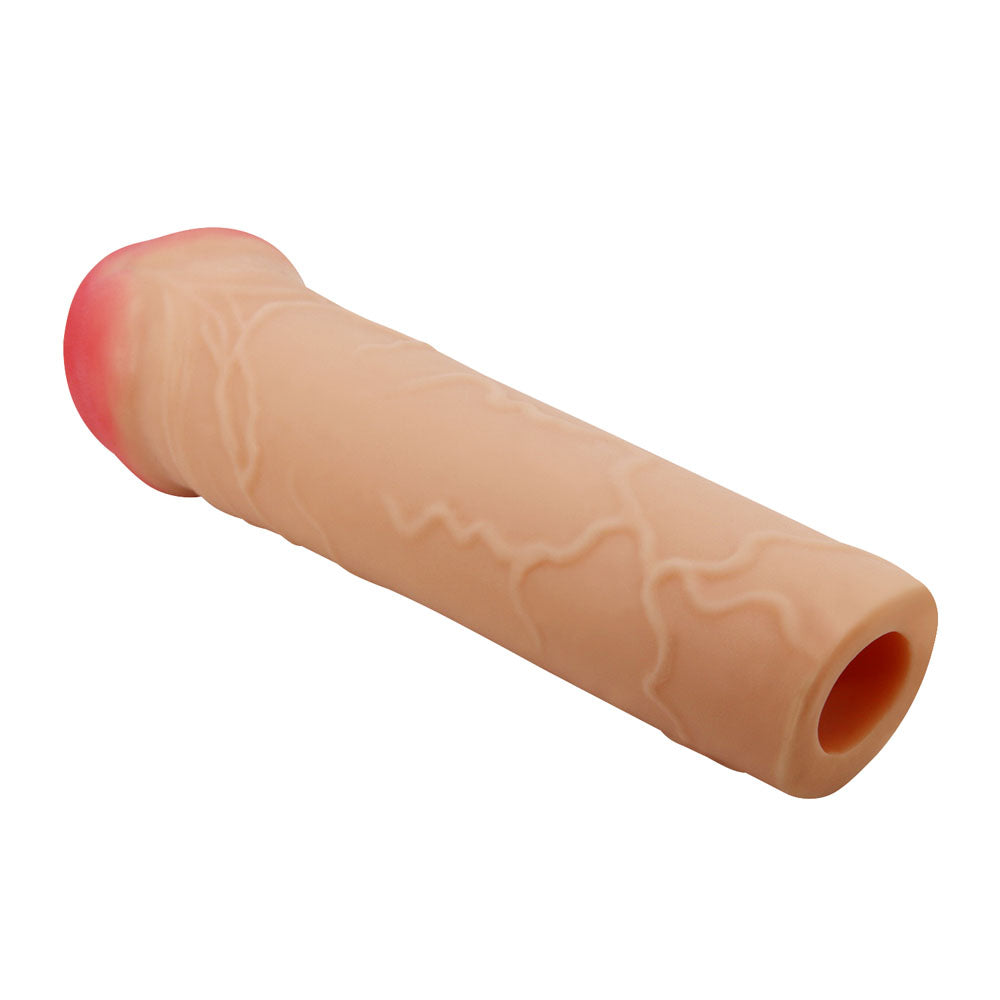 Party Up Oscar 1 Inch Extender Sleeve Flesh 1 Inch Penis Extender Sleeve