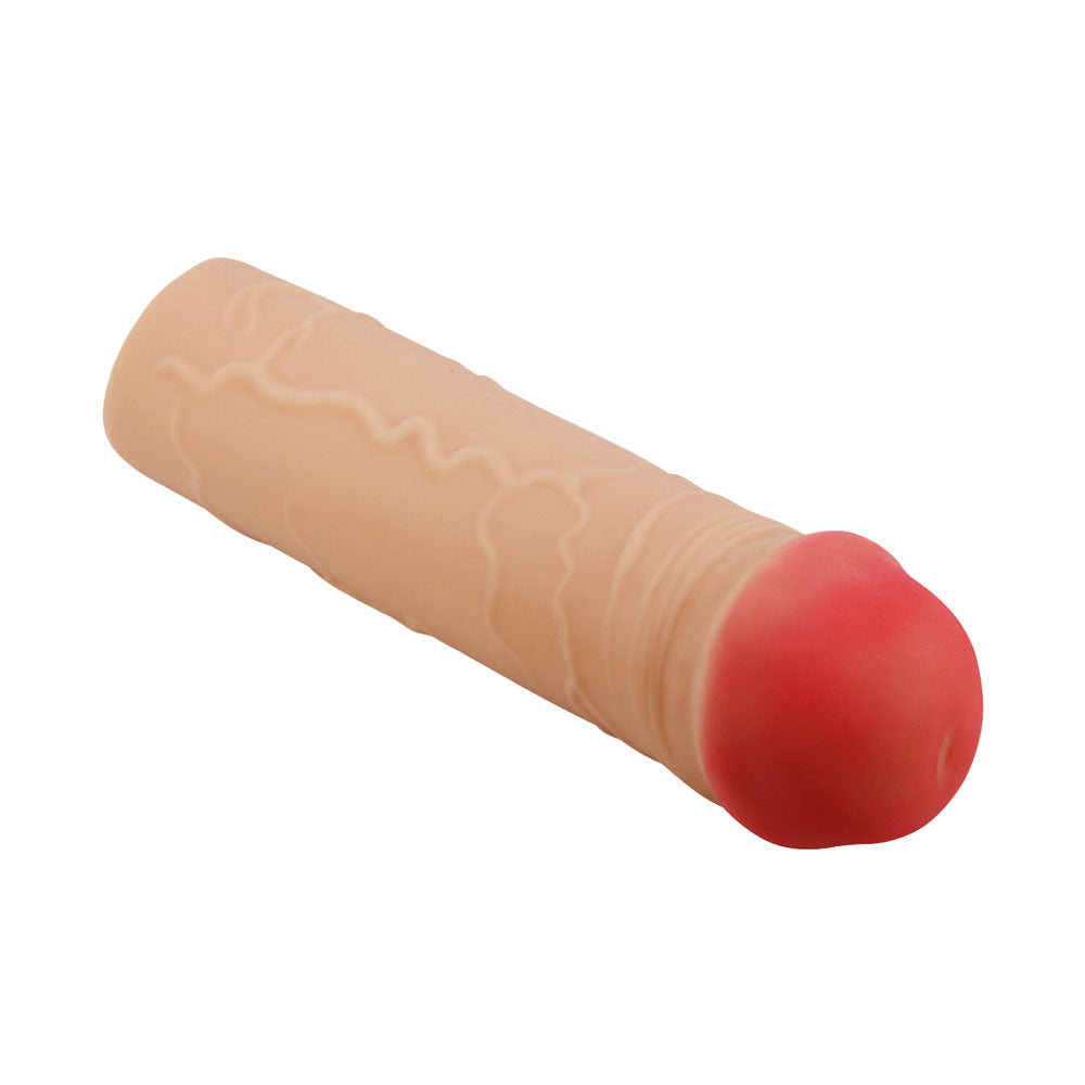 Party Up Oscar 1 Inch Extender Sleeve Flesh 1 Inch Penis Extender Sleeve