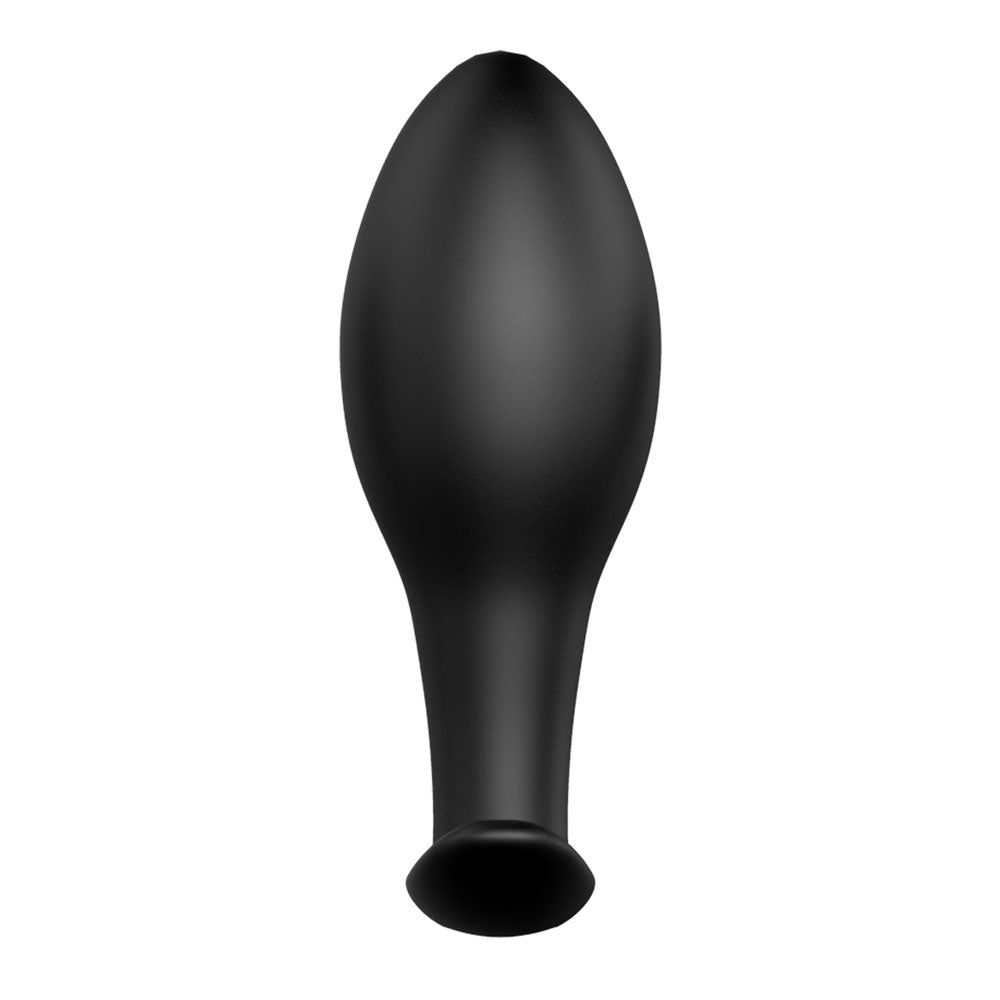 Party Up Jason Vibrating Anal Plug Black 8.5 Cm Vibrating Butt Plug With Remote