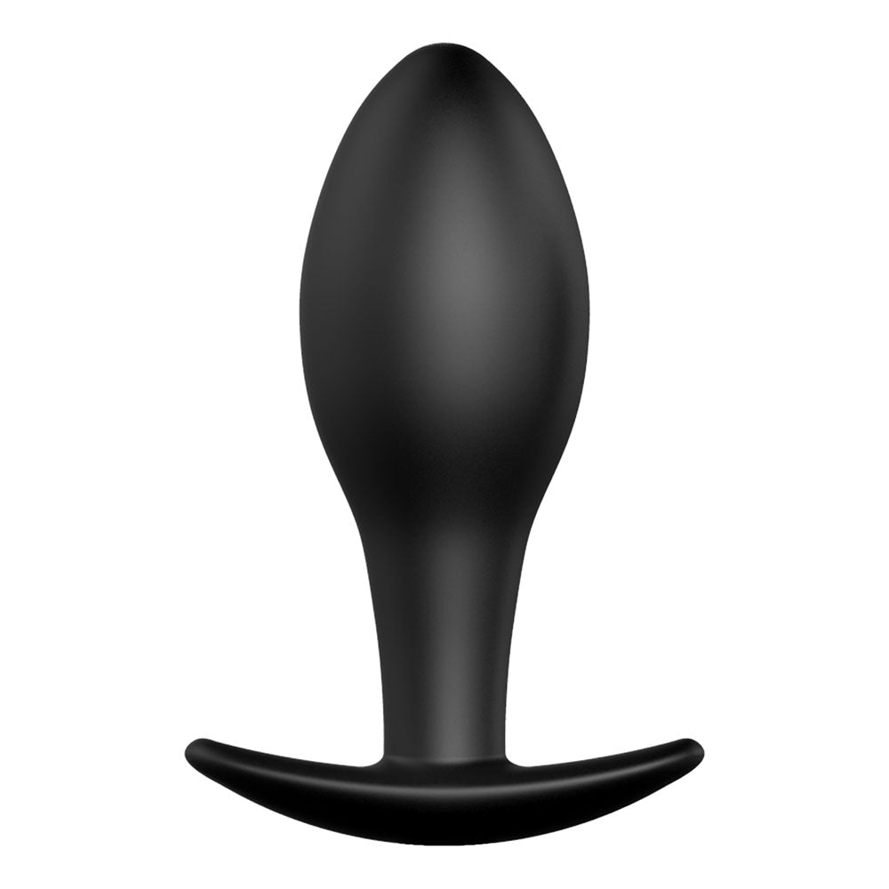 Party Up Jeff Silicone Plug Black 8.5 Cm Butt Plug