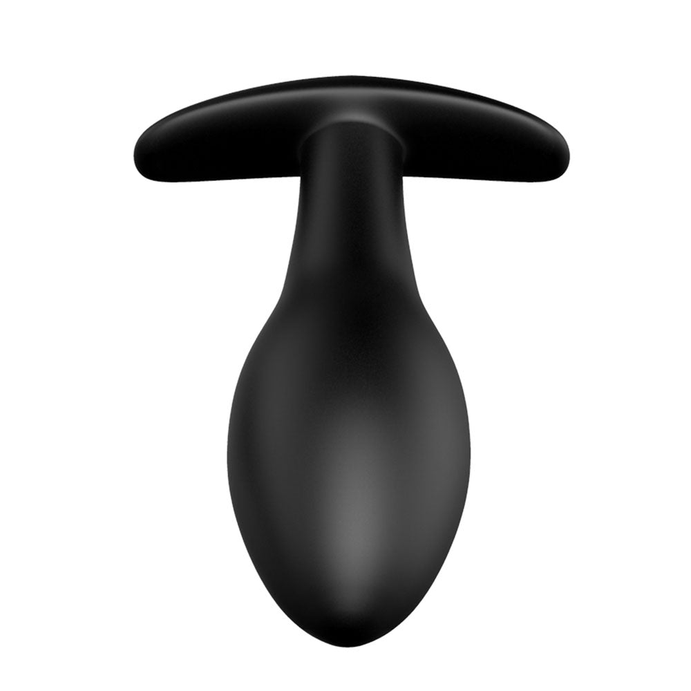Party Up Jeff Silicone Plug Black 8.5 Cm Butt Plug