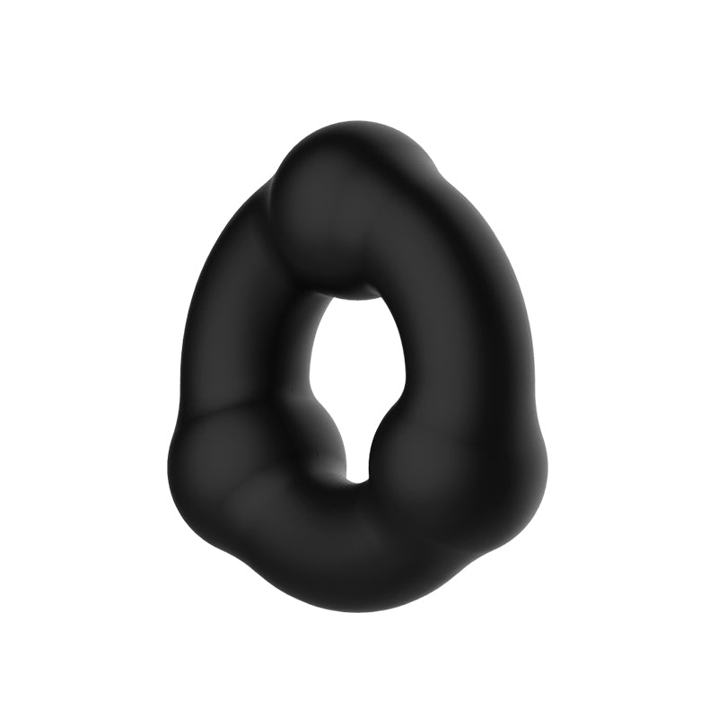 Crazy Bull Beaded Cock Ring Black Cock Ring