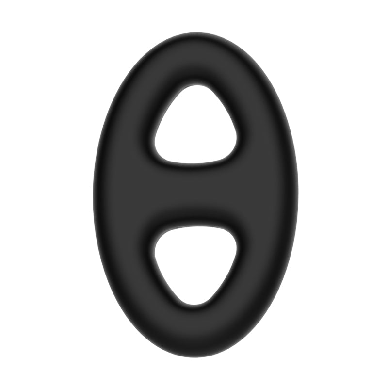 Crazy Bull Oval Cock & Ball Ring Black Cock & Ball Ring