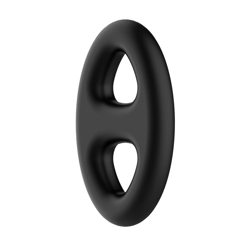 Crazy Bull Oval Cock & Ball Ring Black Cock & Ball Ring