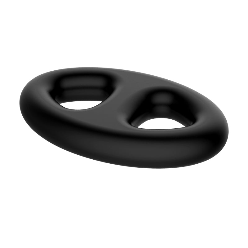 Crazy Bull Oval Cock & Ball Ring Black Cock & Ball Ring