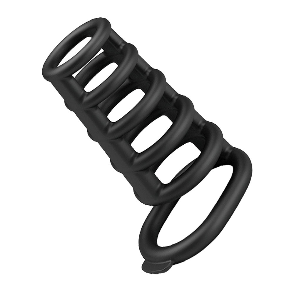 Party Up Kim Cock Cage Black Cock Ring Cage