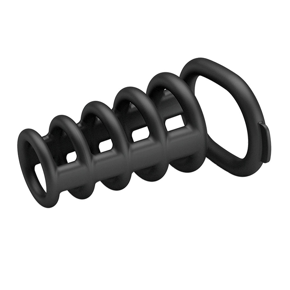 Party Up Kim Cock Cage Black Cock Ring Cage