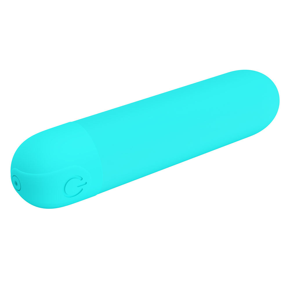 Party Up Harry Mini Bullet Teal Teal 8 Cm Usb Rechargeable Bullet