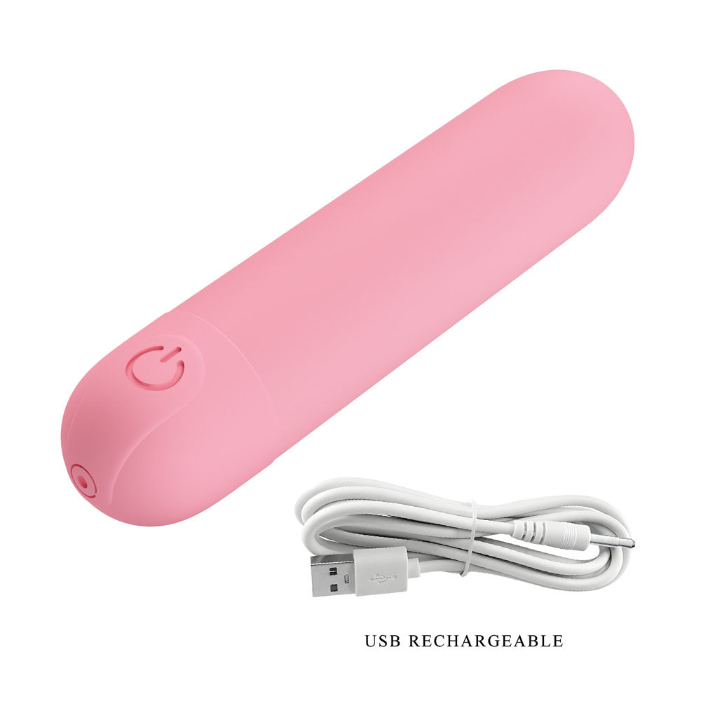 Party Up Henry Mini Bullet Pink Pink 8 Cm Usb Rechargeable Bullet