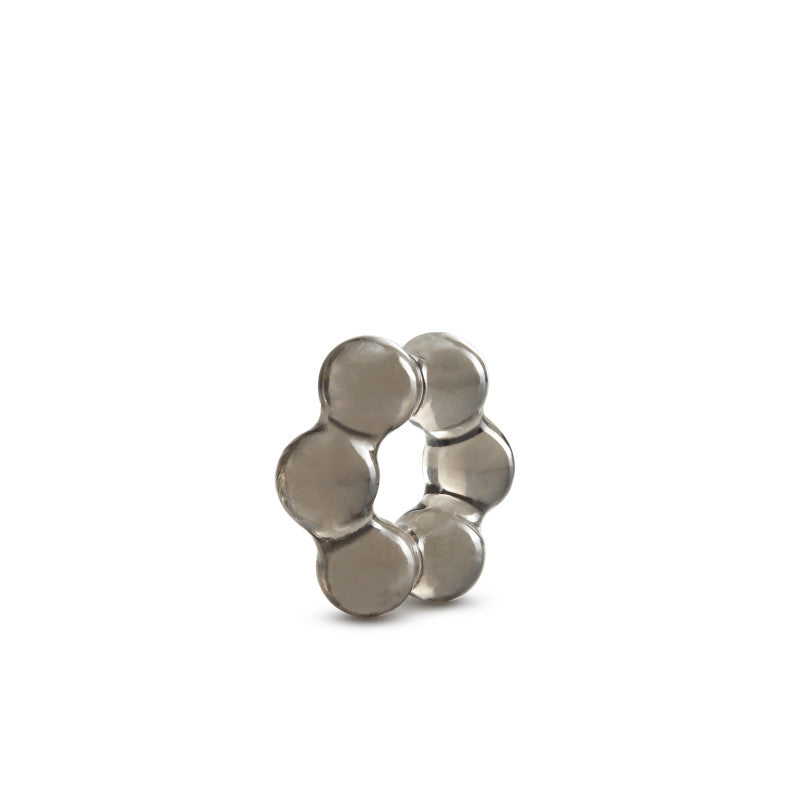 Stay Hard Thick Bead Cock Ring Black Cock Ring