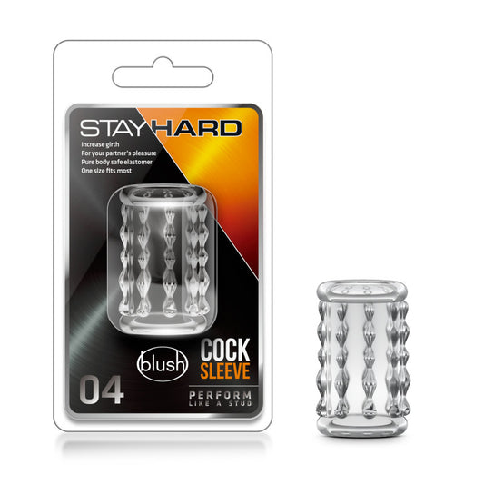 Stay Hard Cock Sleeve 04 Clear Penis Sleeve