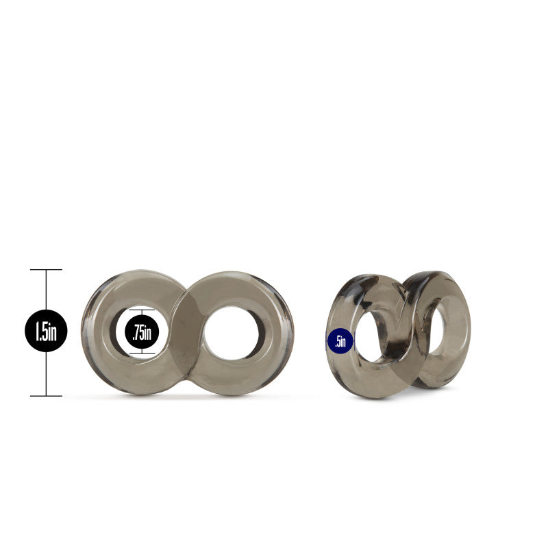 Stay Hard Cock Ring And Ball Strap Black Cock & Ball Ring