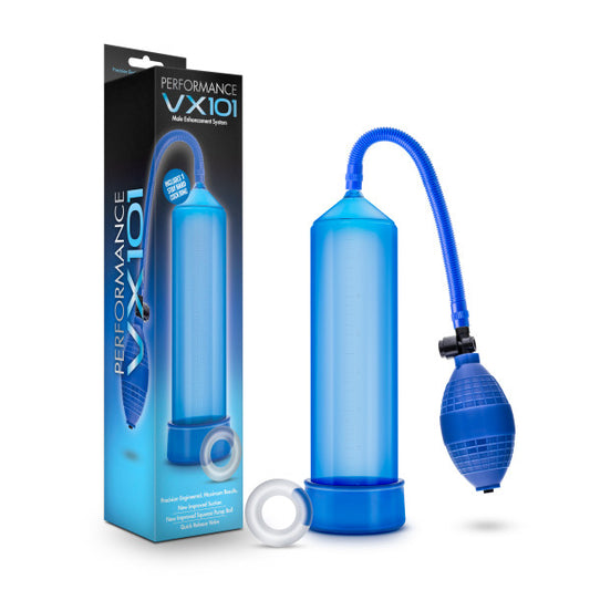 Performance Vx101 Male Enhancement Pump Blue Penis Pump