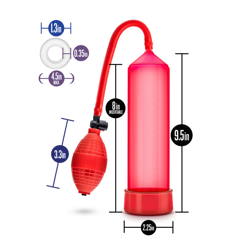 Performance Vx101 Male Enhancement Pump Red Penis Pump