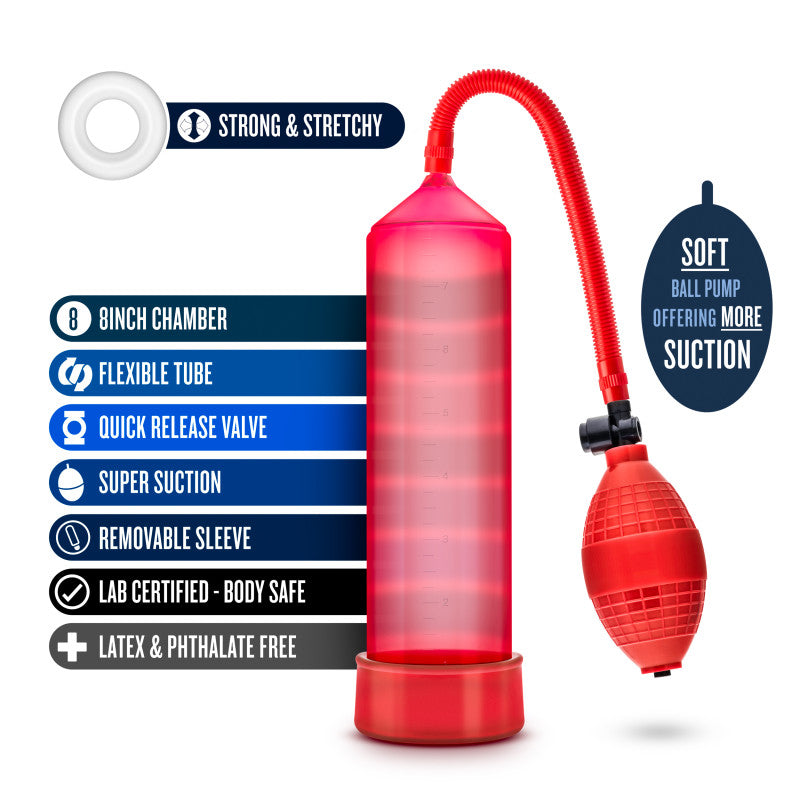 Performance Vx101 Male Enhancement Pump Red Penis Pump