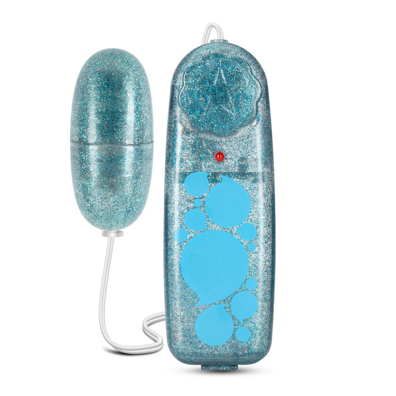 B Yours Glitter Power Bullet Blue Glitter Blue 5.5 Cm Bullet