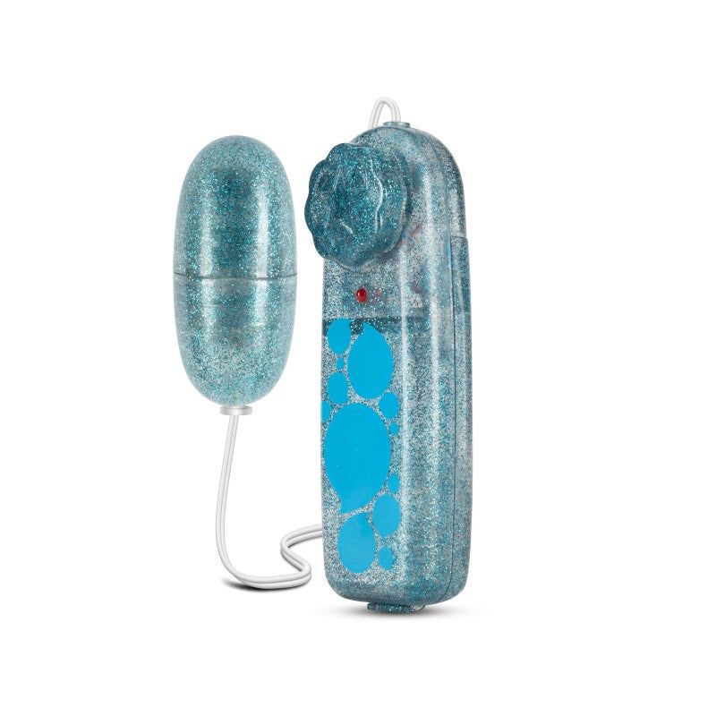 B Yours Glitter Power Bullet Blue Glitter Blue 5.5 Cm Bullet