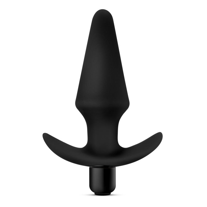 Anal Adventures Platinum Vibrating Plug Black 12.7 Cm (5'') Vibrating Butt Plug