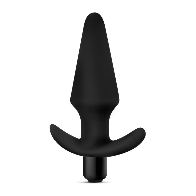 Anal Adventures Platinum Vibrating Plug Black 12.7 Cm (5'') Vibrating Butt Plug
