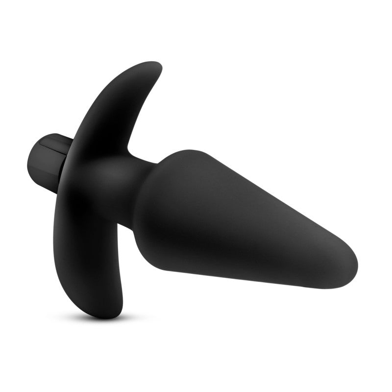 Anal Adventures Platinum Vibrating Plug Black 12.7 Cm (5'') Vibrating Butt Plug