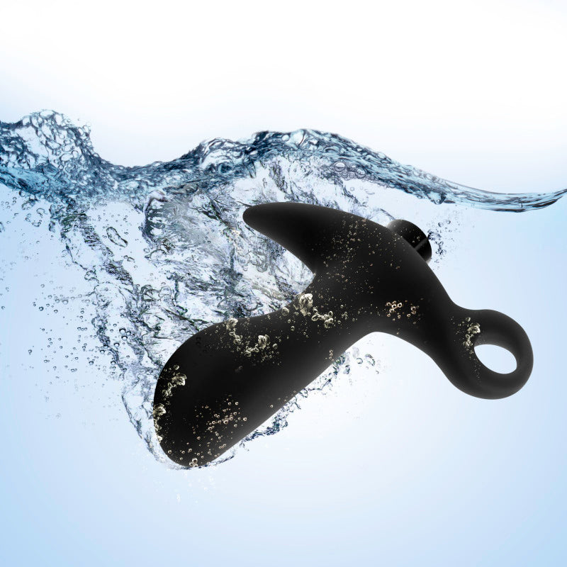 Anal Adventures Platinum Vibrating Prostate Massager 01 Black 10.8 Cm Usb Rechargeable Prostate Massager