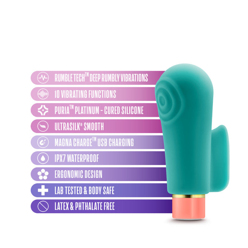 Aria Sensual Af Teal Usb Rechargeable Stimulator