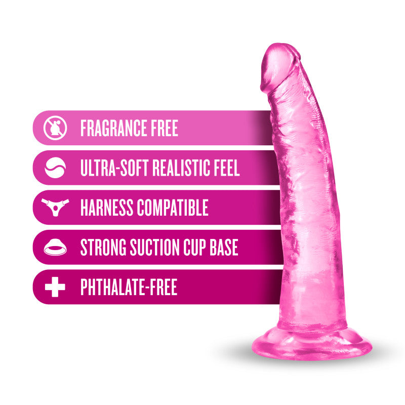 B Yours Plus Lust N Thrust Pink Pink 19 Cm (7.5'') Dong