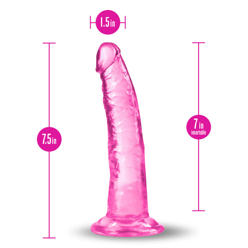 B Yours Plus Lust N Thrust Pink Pink 19 Cm (7.5'') Dong