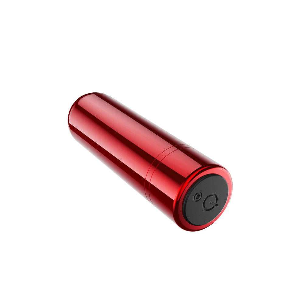 Kool Vibes Rechargeable Mini Bullet Cherry Red 6.4 Cm Usb Rechargeable Bullet