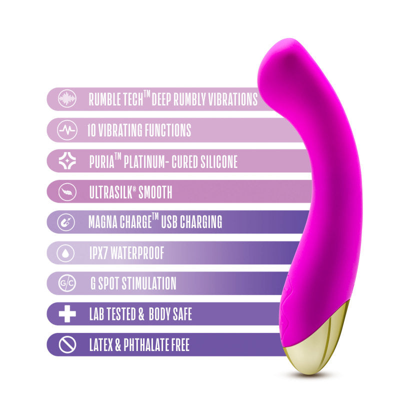 Aria Bangin' Af Purple 18.4 Cm Usb Rechargeable Vibrator