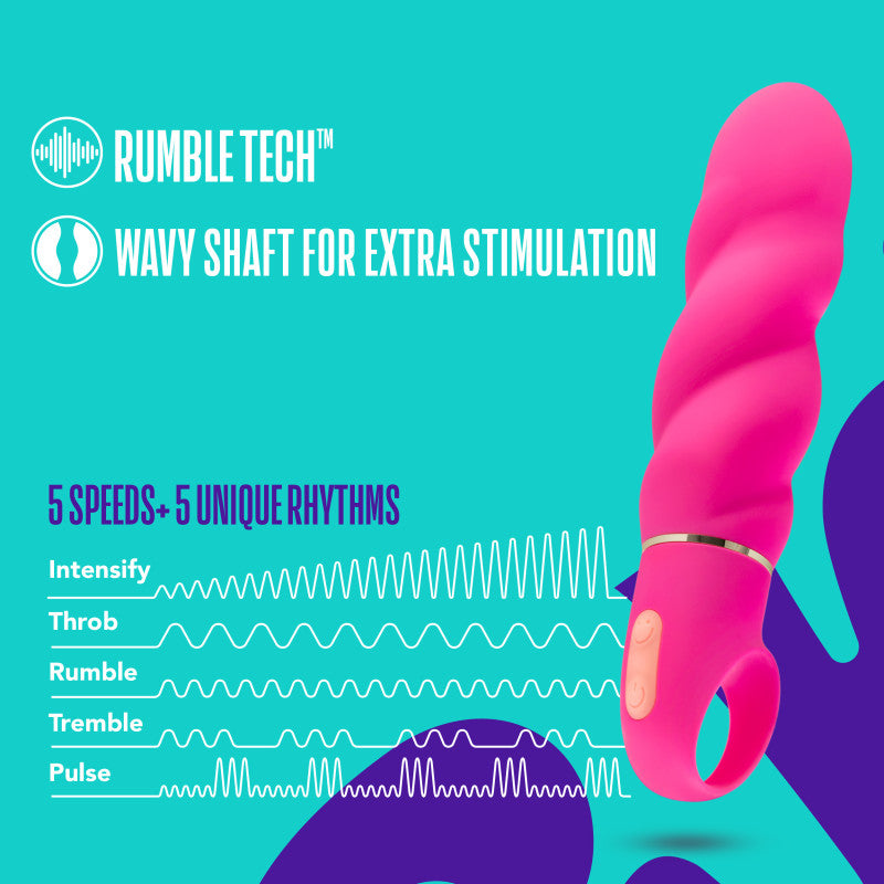 Aria Amazing Af Fuschia Pink 15.9 Cm Vibrator