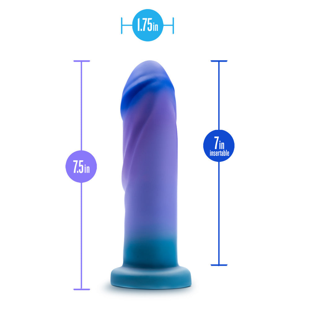 Avant Midnight Rendezvous Ocean Blue 19 Cm Dildo