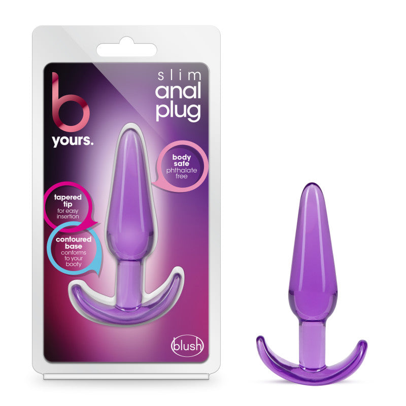B Yours Slim Anal Plug Purple 10.8 Cm Butt Plug