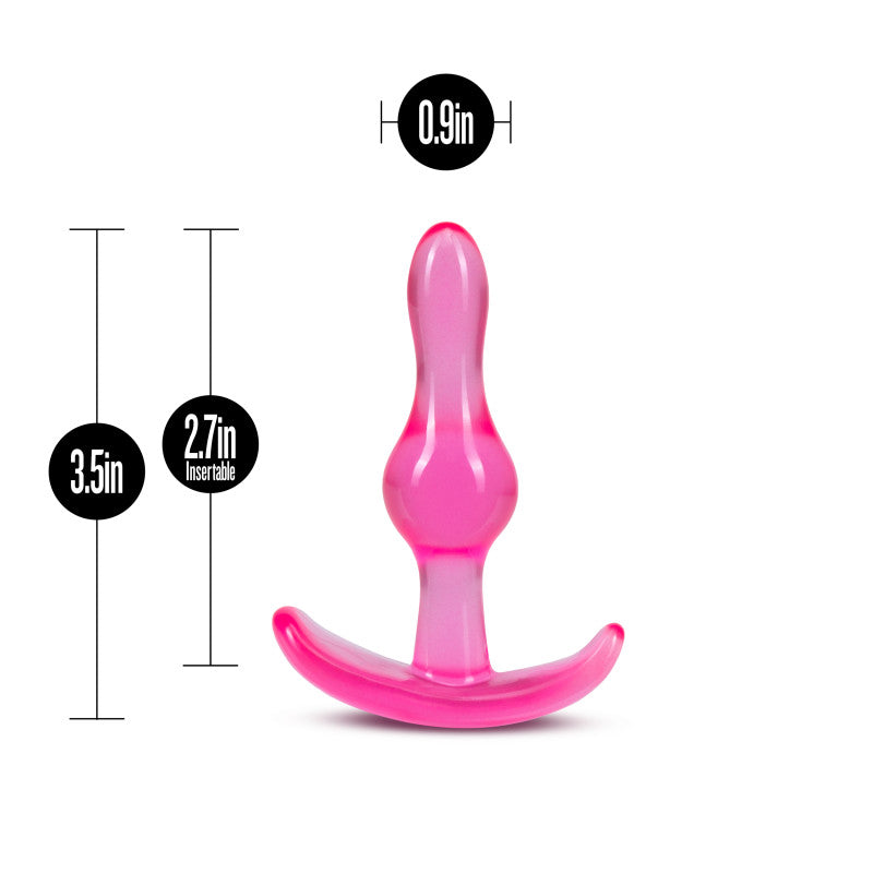 B Yours Curvy Anal Plug Pink 8.9 Cm Butt Plug