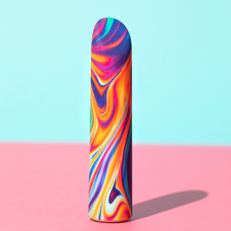 Limited Addiction Psyche Power Vibe Rainbow 10.2 Cm Usb Rechargeable Bulet