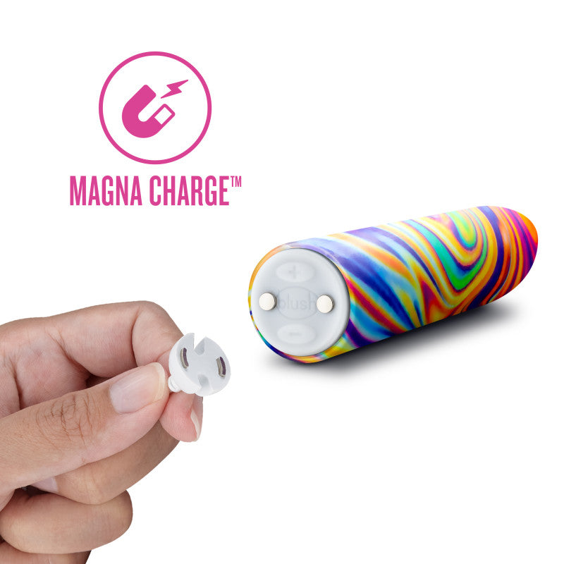 Limited Addiction Psyche Power Vibe Rainbow 10.2 Cm Usb Rechargeable Bulet