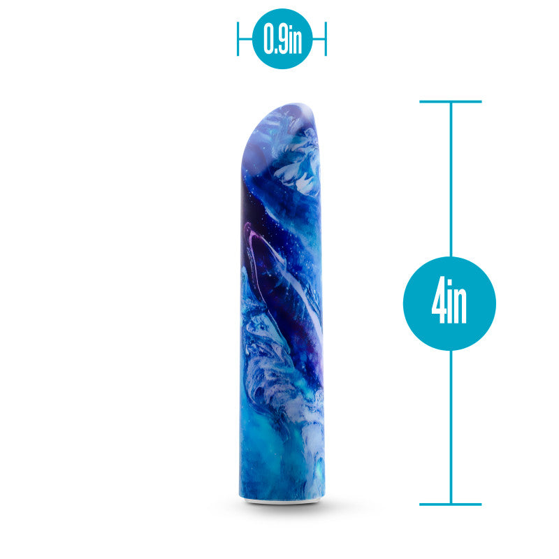 Limited Addiction Mesmerize Power Vibe Azure Blue 10.2 Cm Usb Rechargeable Bullet
