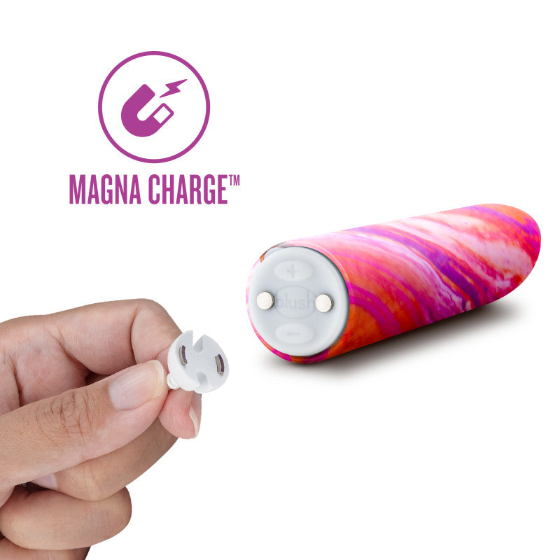 Limited Addiction Fiery Power Vibe Coral 10.2 Cm Usb Rechargeable Bullet