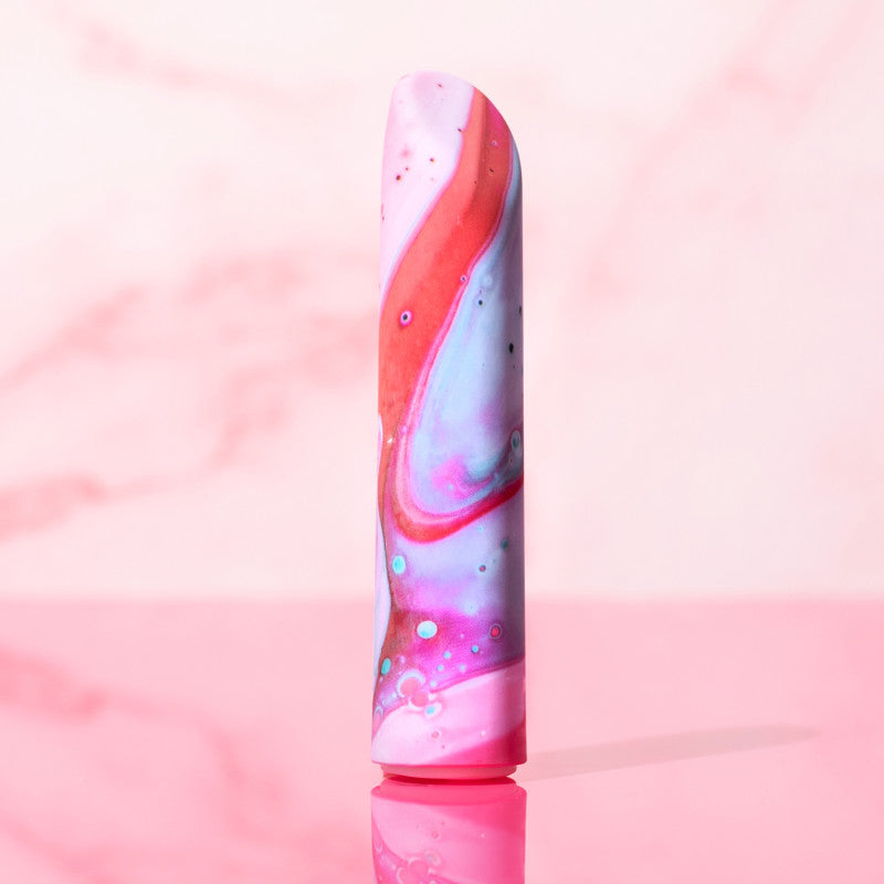 Limited Addiction Fascinate Power Vibe Peach 10.2 Cm Usb Rechargeable Bullet