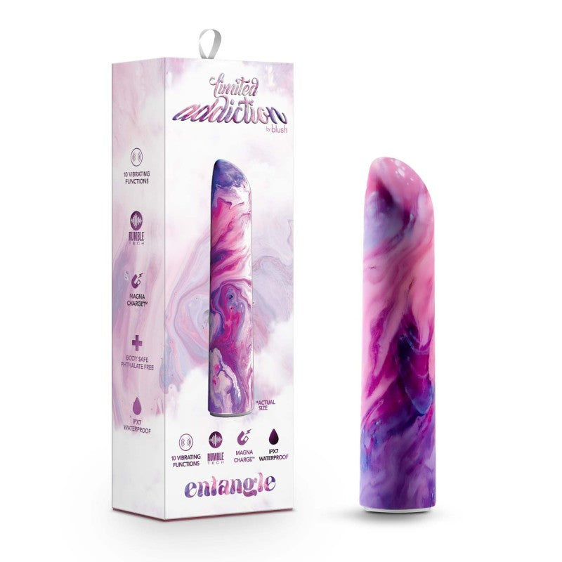 Limited Addiction Entangle Power Vibe Lilac 10.2 Cm Usb Rechargeable Bullet